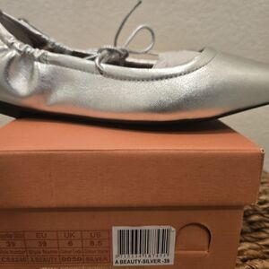 Silver Women's Flats
